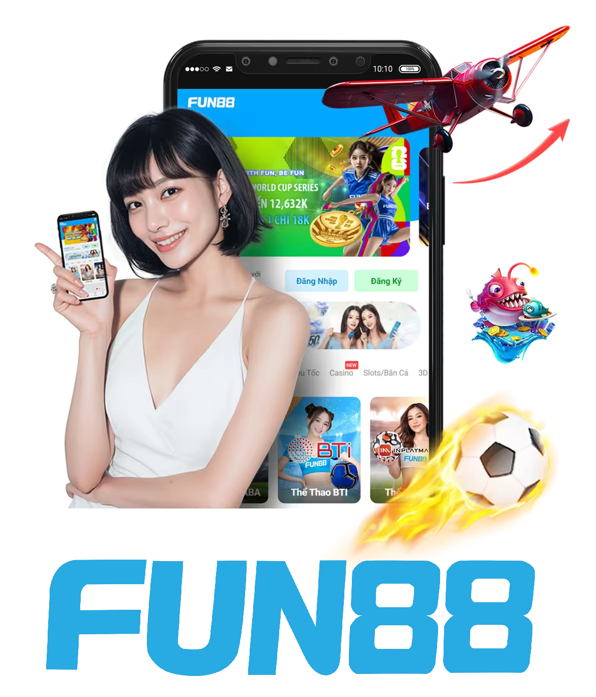 Ứng dụng tại Fun88